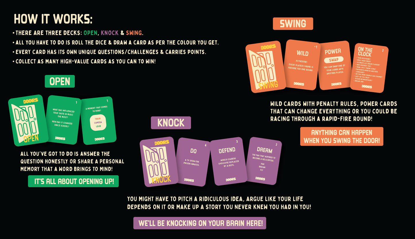 DOORS — more than just a social card game.